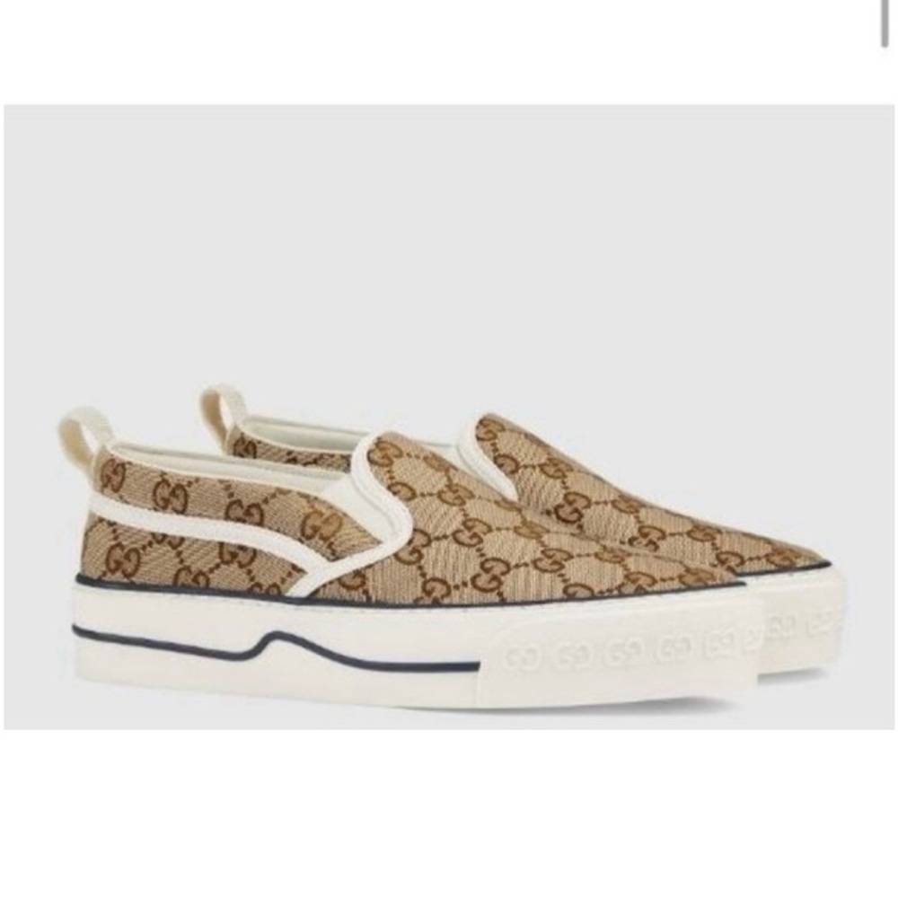 NEW - WOMEN'S GUCCI TENNIS 1977 SLIP-ON SNEAKER